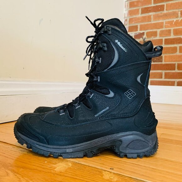 Columbia Bugaboot Plus II XTM Omni Heat Mens Boot #BM 3876-010 Black Charcoal - Picture 7 of 15